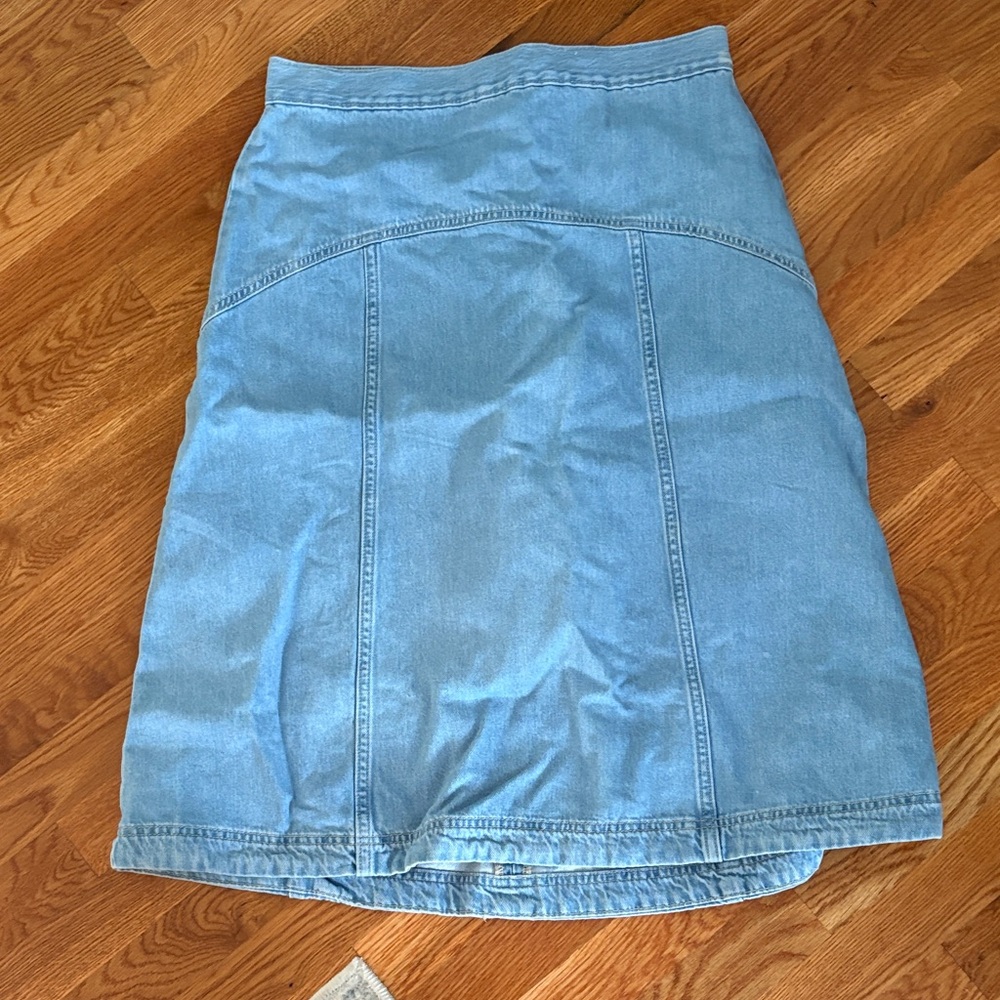Old Navy Light Blue Denim Pencil Skirt